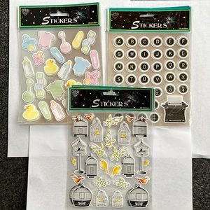 Lot of Nicole Scrapbook Stickers